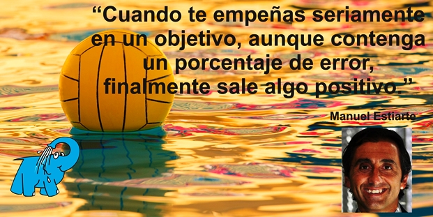 Una Enseñanza de Manuel Estiarte en la Frase del Día del Elefante Azul de Avilés